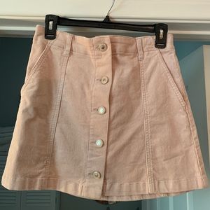 Button down skirt